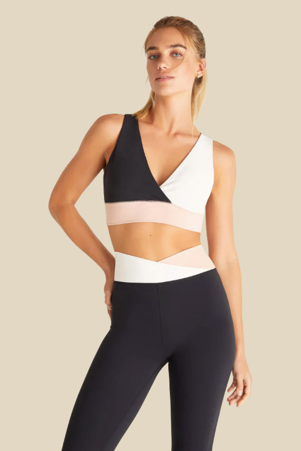 Colour Block Tank Bra