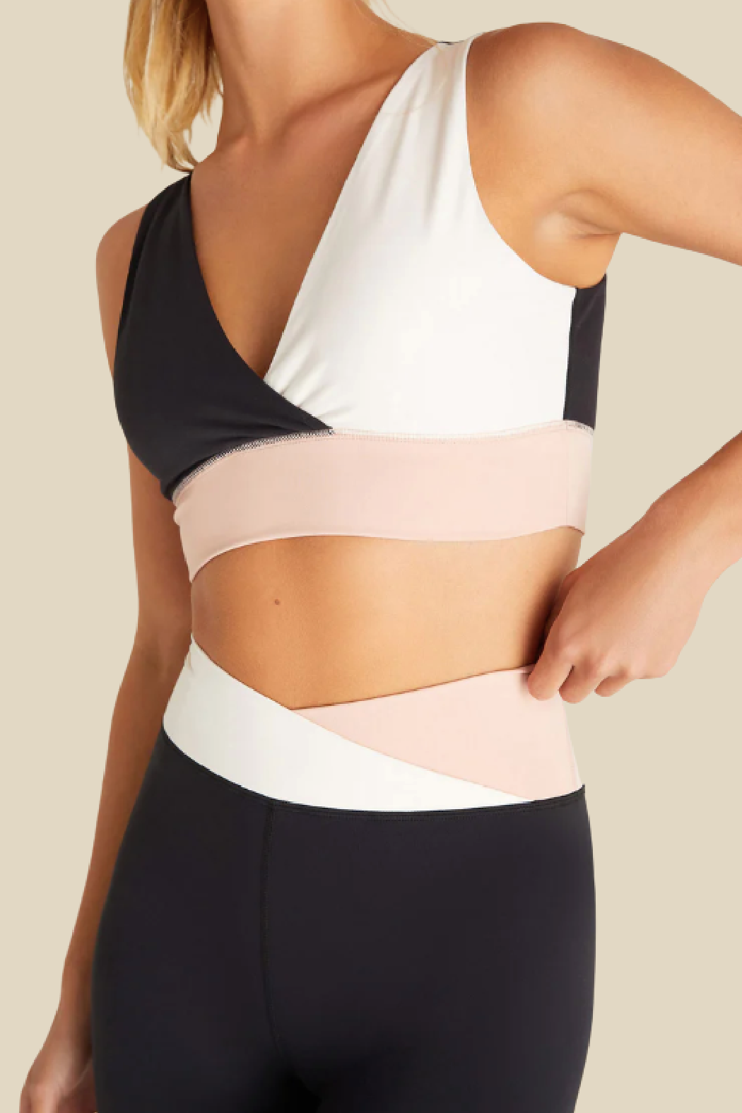 Colour Block Tank Bra