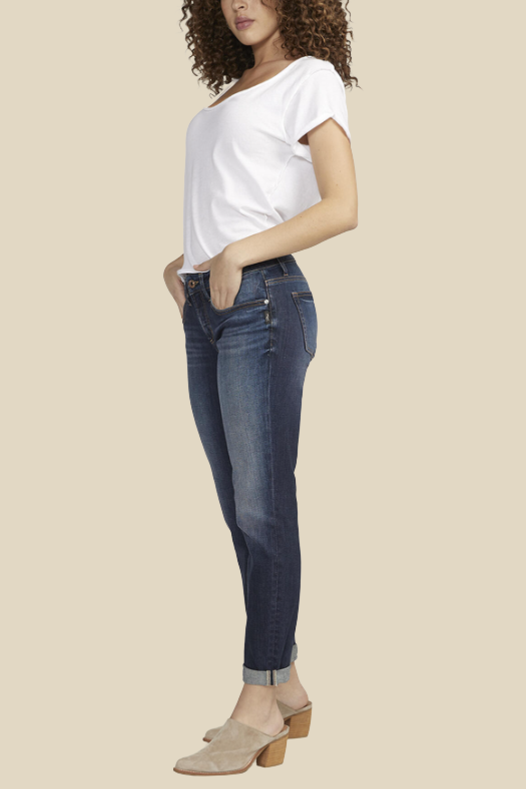 Boyfriend Slim Leg Jeans