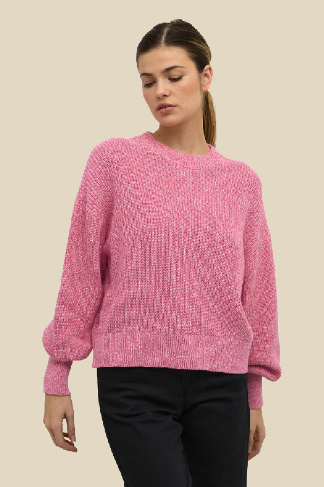 Pink 2025 knit sweater