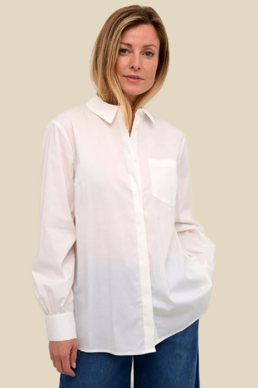 Lace Button Down Blouse