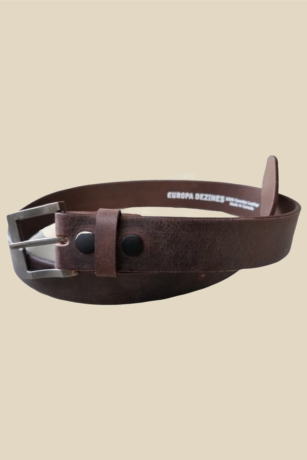 Men's Distressed Leather Belt