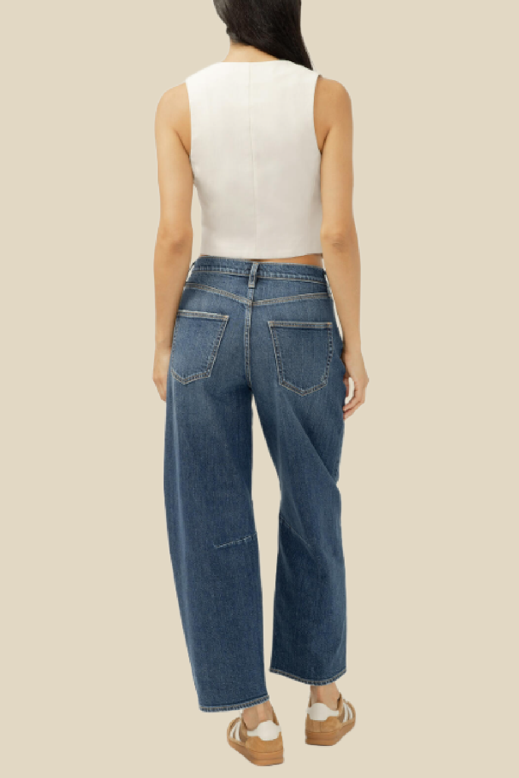 Silver High Rise Barrel