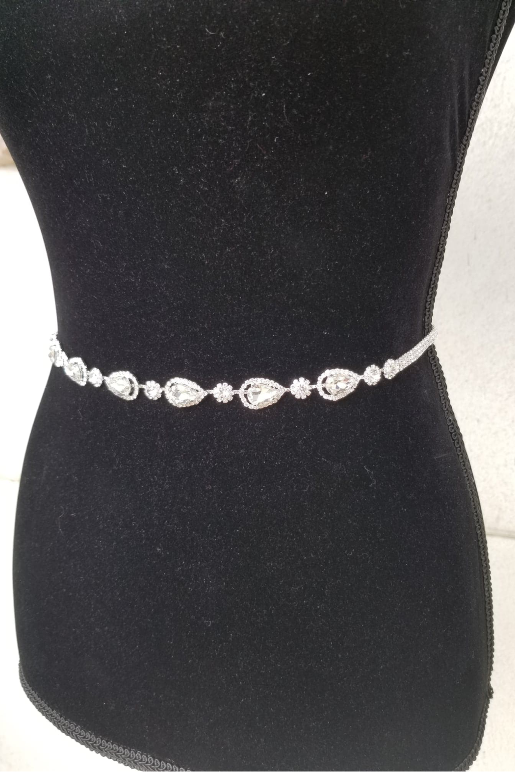 Rhinestone Belt - Tear Drop