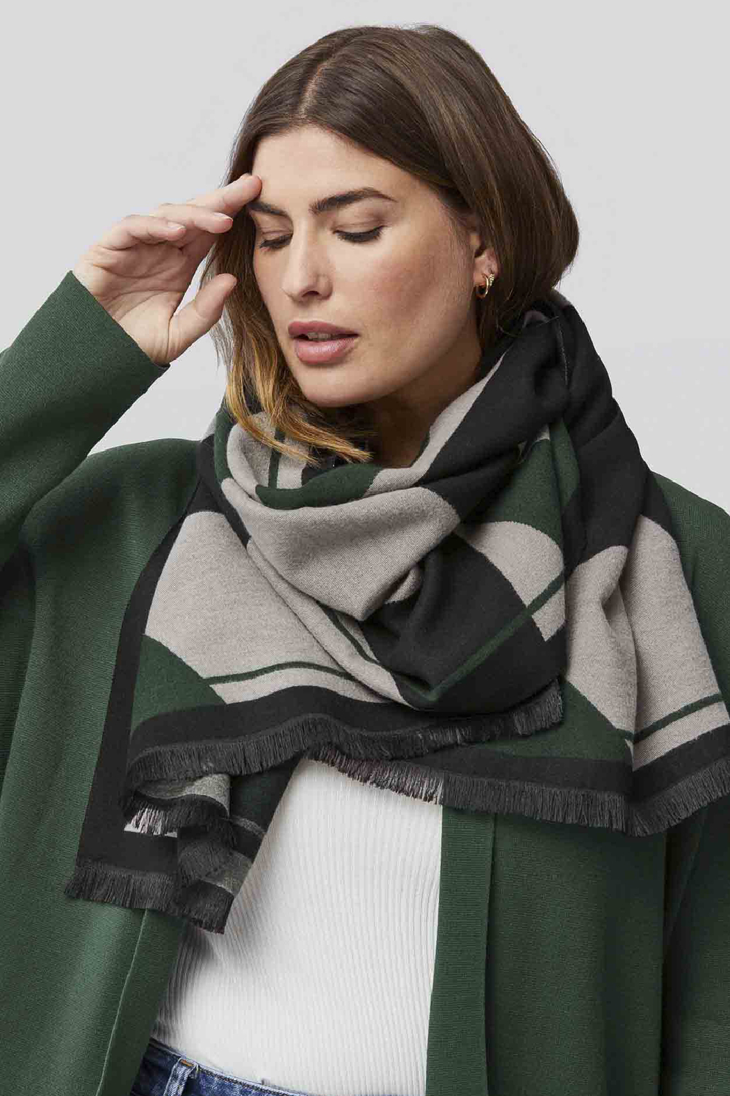 Ashlyn Geometric Scarf