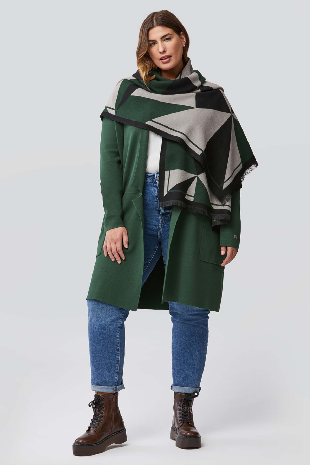 Ashlyn Geometric Scarf