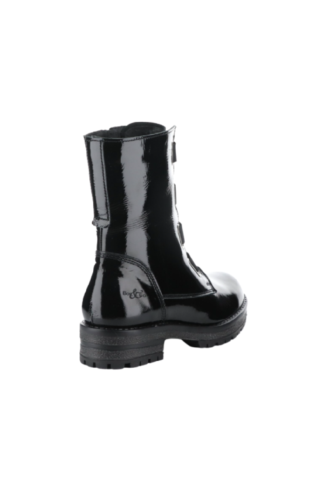 Pause Patent Zip Up Boots