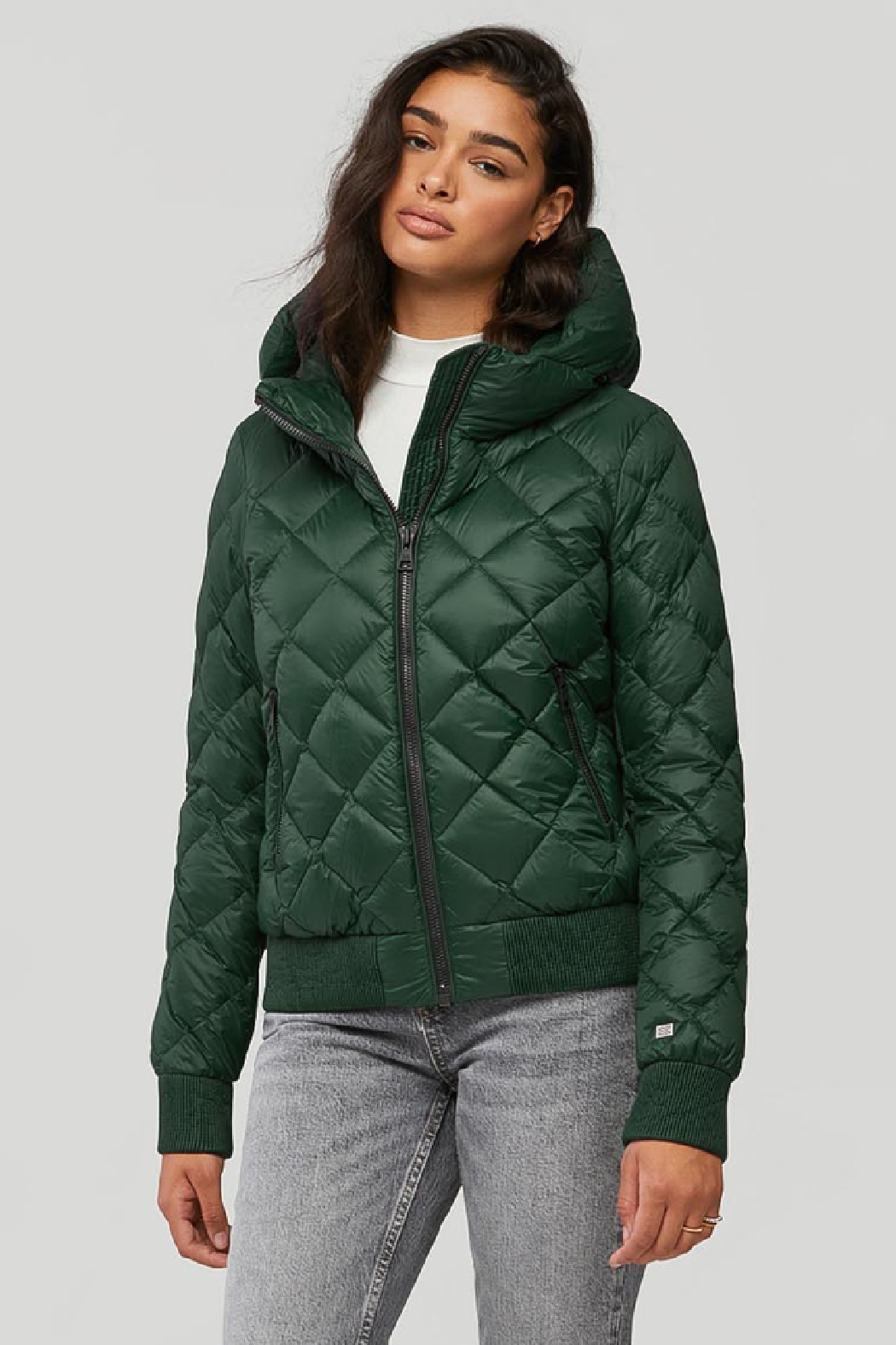 Senna Hooded Light Down Jacket