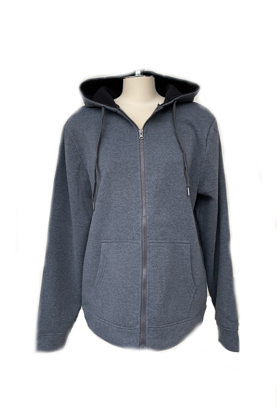 Plain dark sales grey hoodie