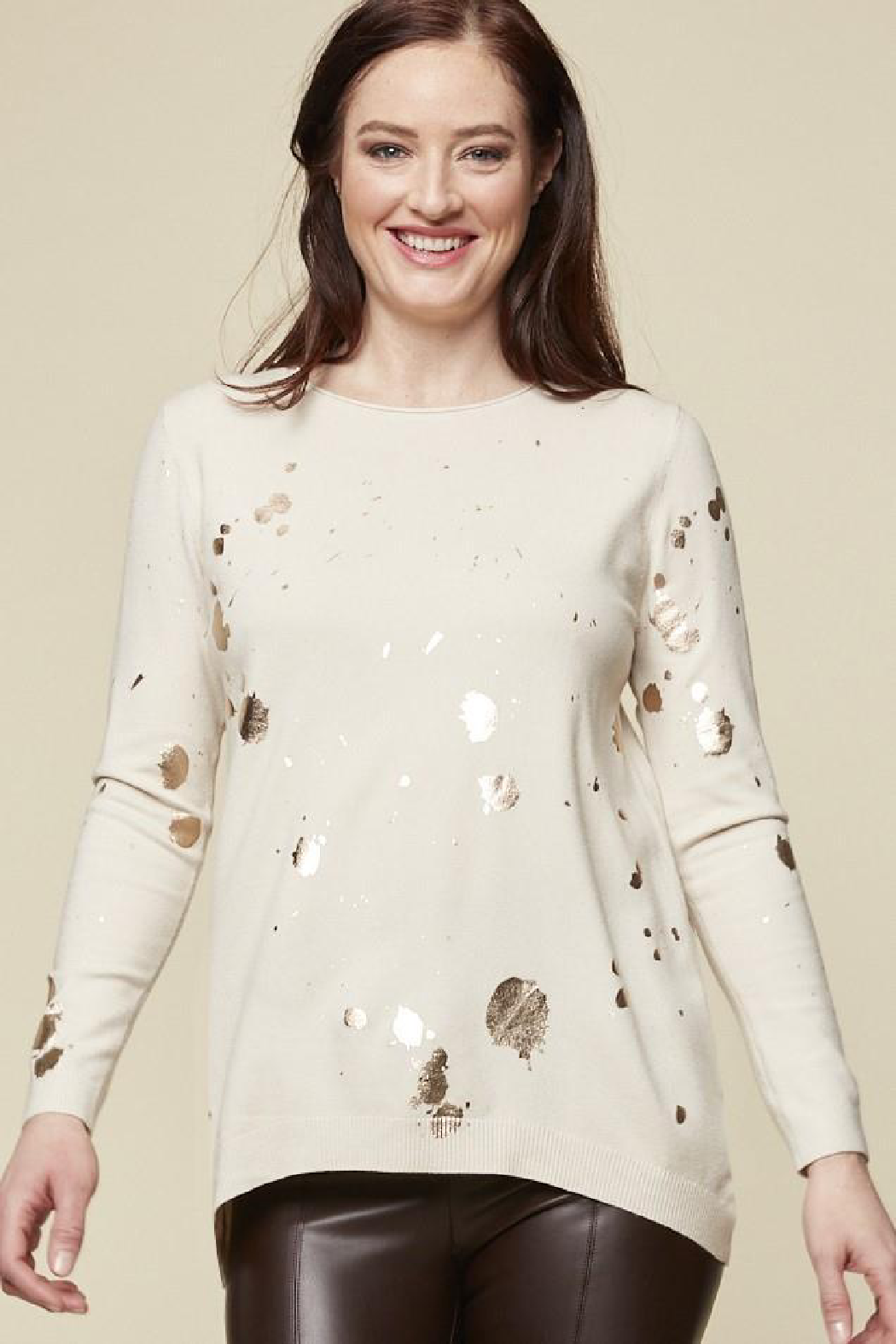 Paint Splatter Sweater