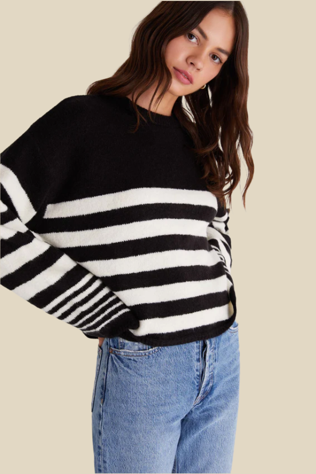 Alivia Striped Sweater