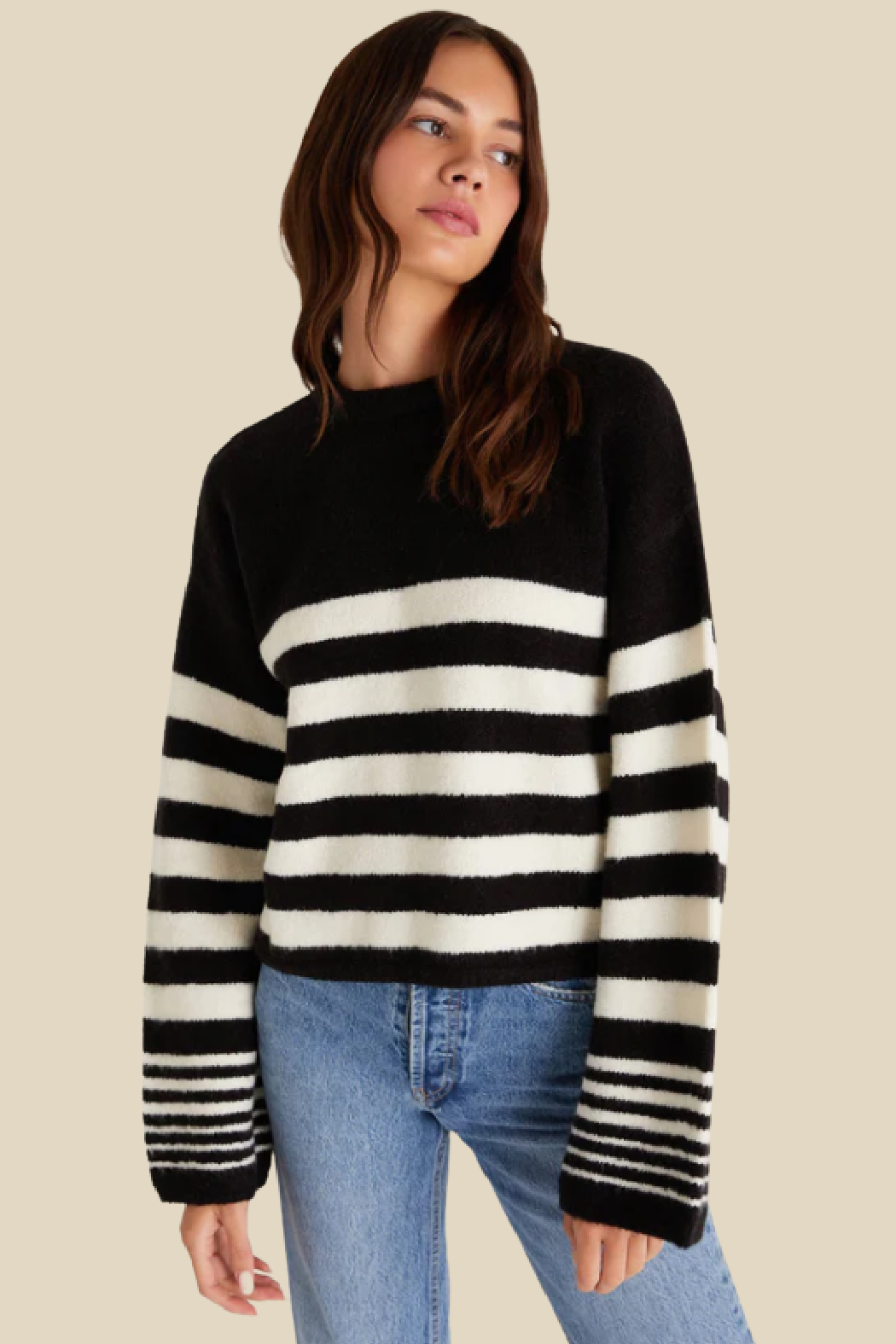 Striped sales sweater h&m