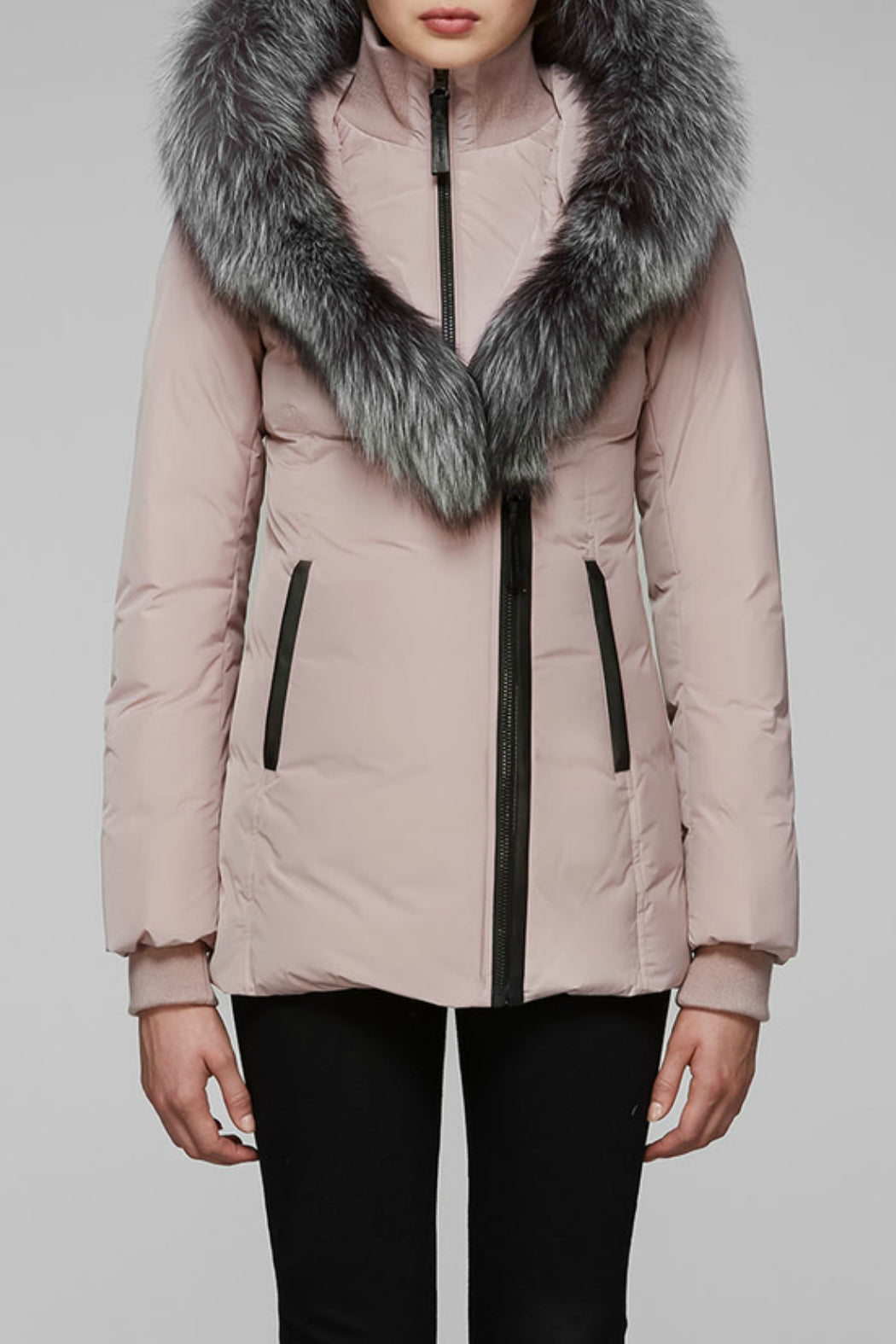 Adali-X Down Coat with Fur – The Old Mill - Main Image