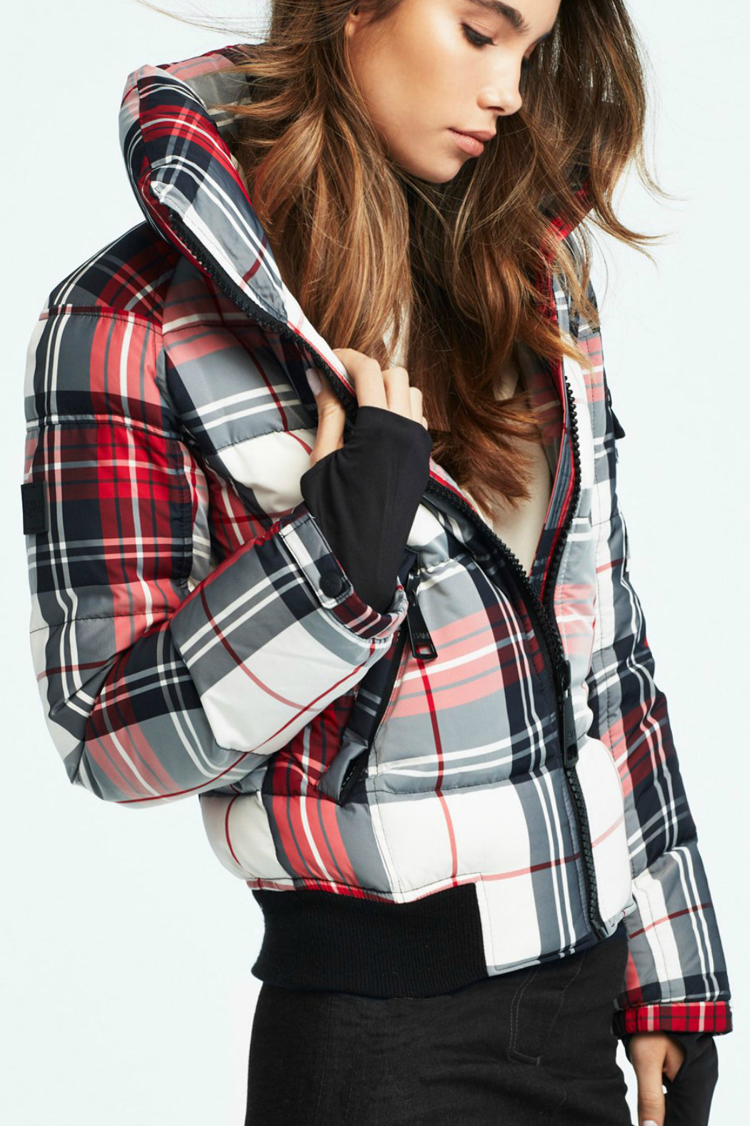 Freestyle Plaid Bomber