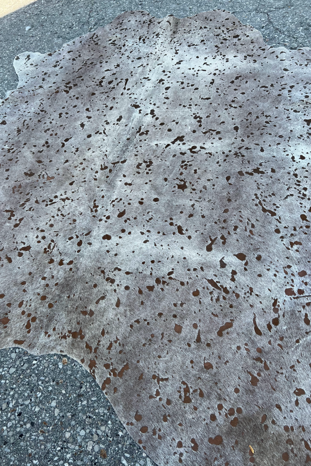 Metallic Cowhide Rug - Bronze