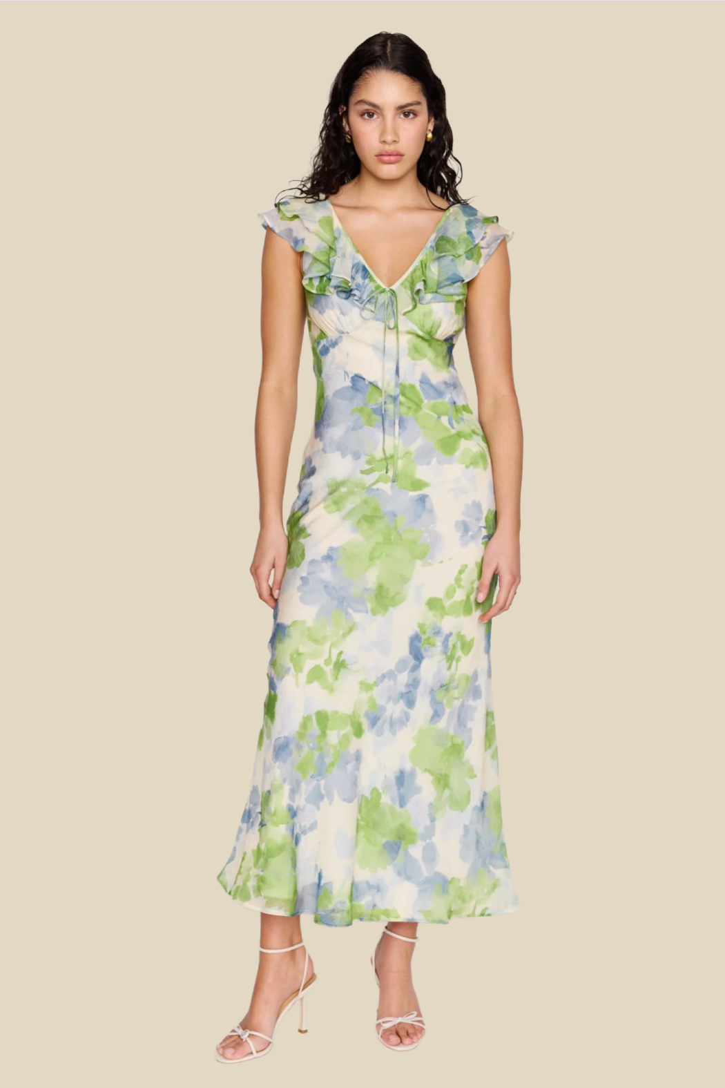 Carrie Ruffled Midi