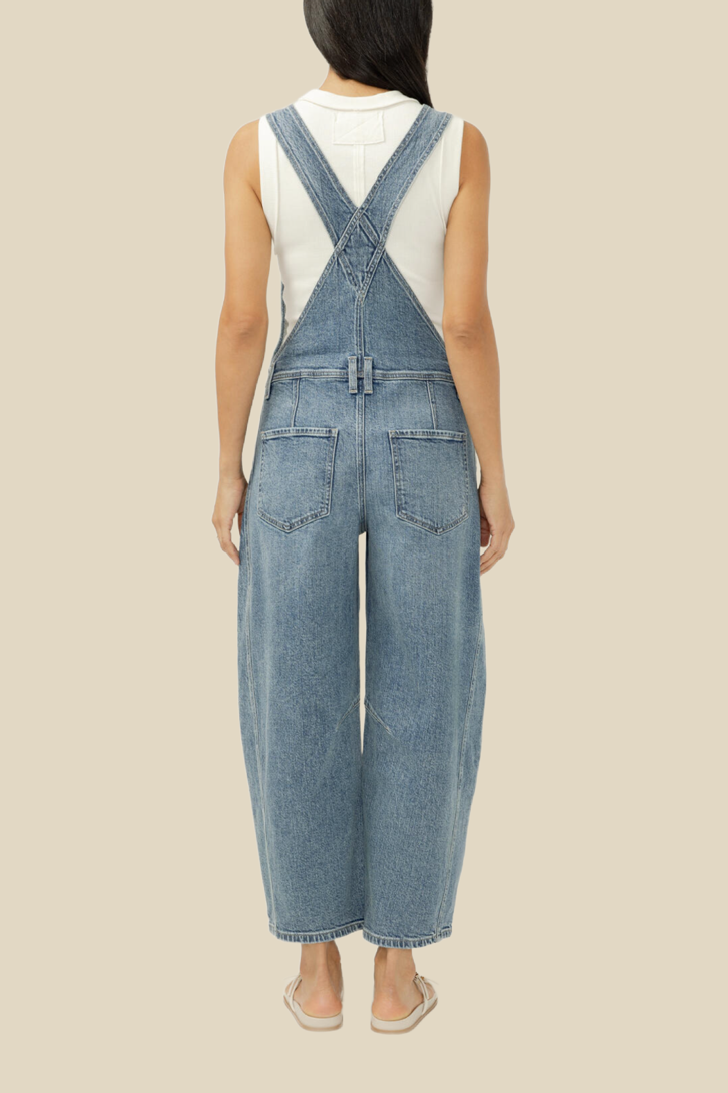 Barrel Leg Overalls