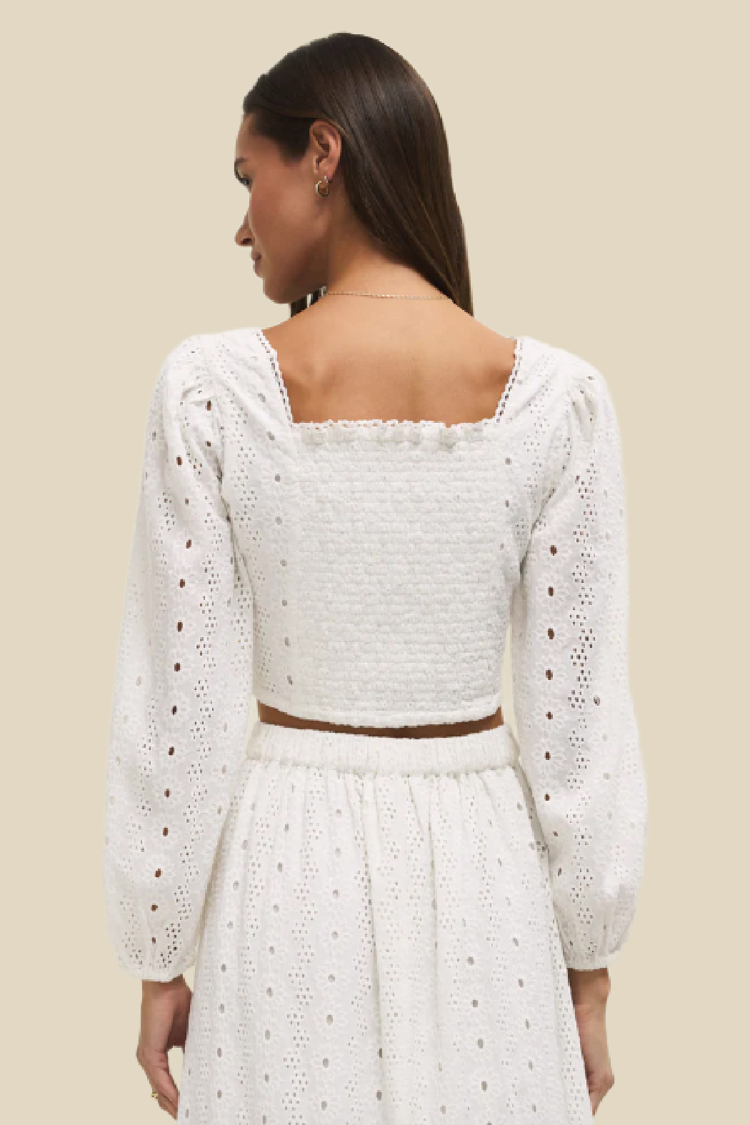 Bria Eyelet Top