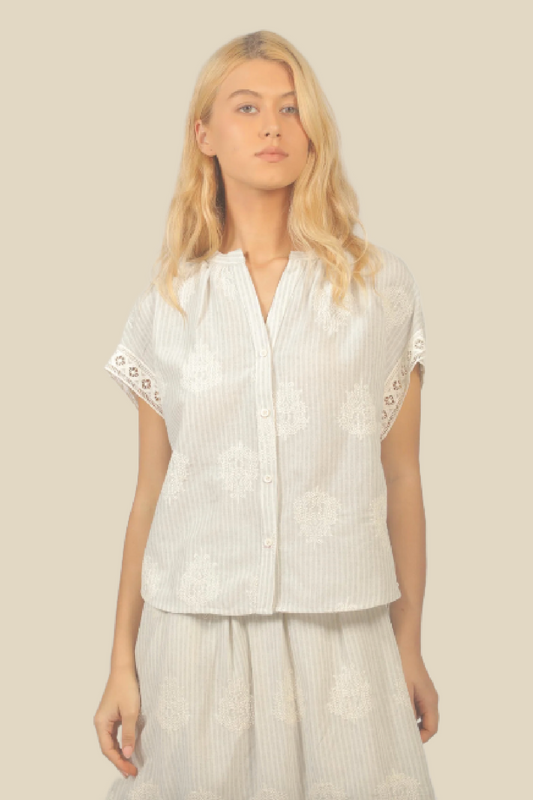Embroidered Tee