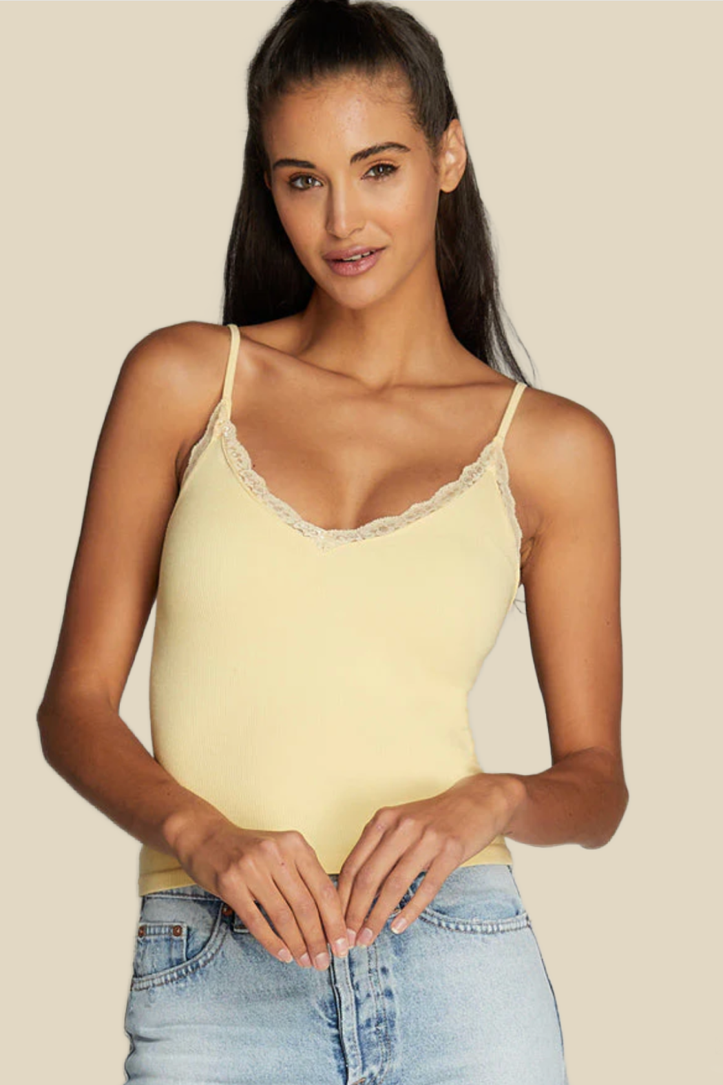 Lace Trim Tank