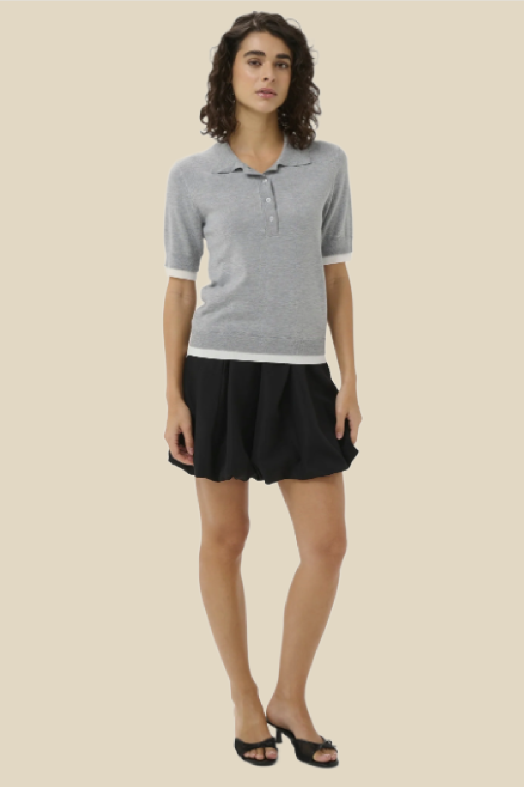 Lizza contrast Polo