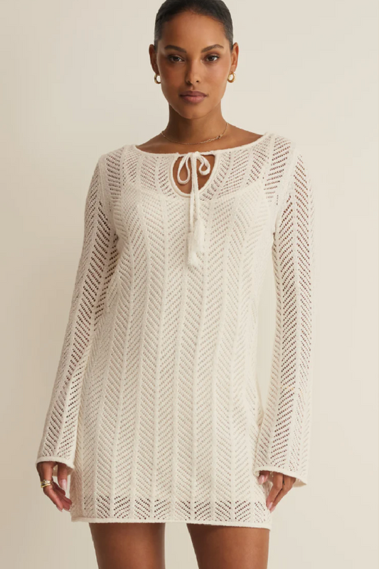 Falling Waters Crochet Dress