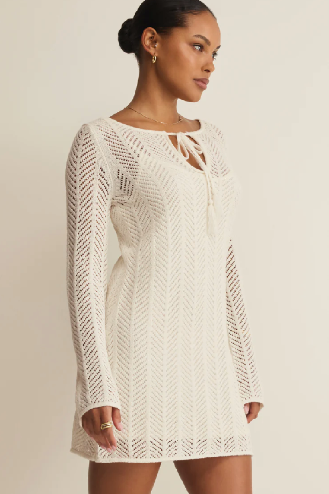 Falling Waters Crochet Dress