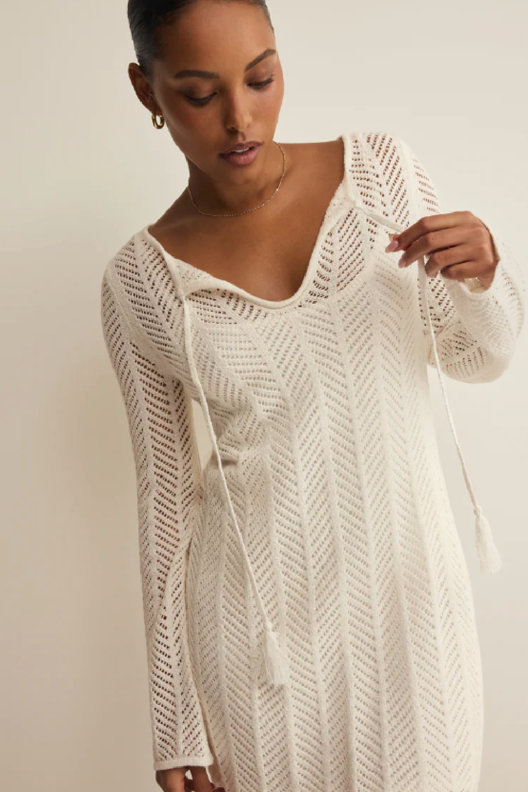 Falling Waters Crochet Dress