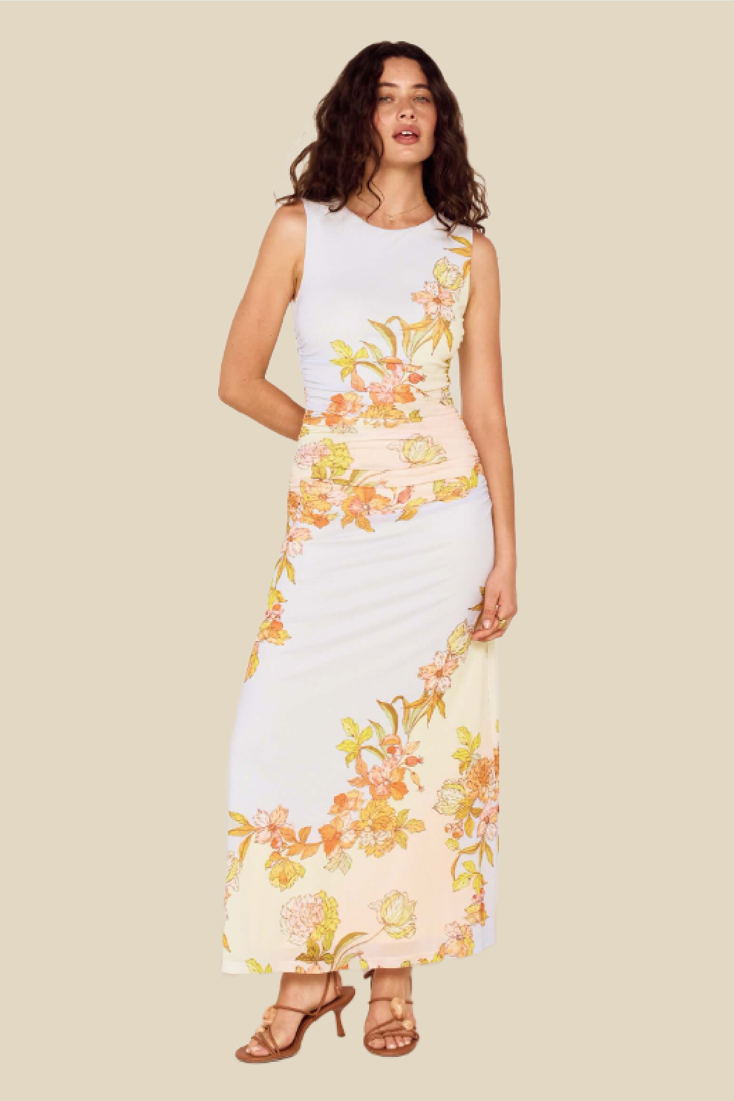 Pastal Midi Dress