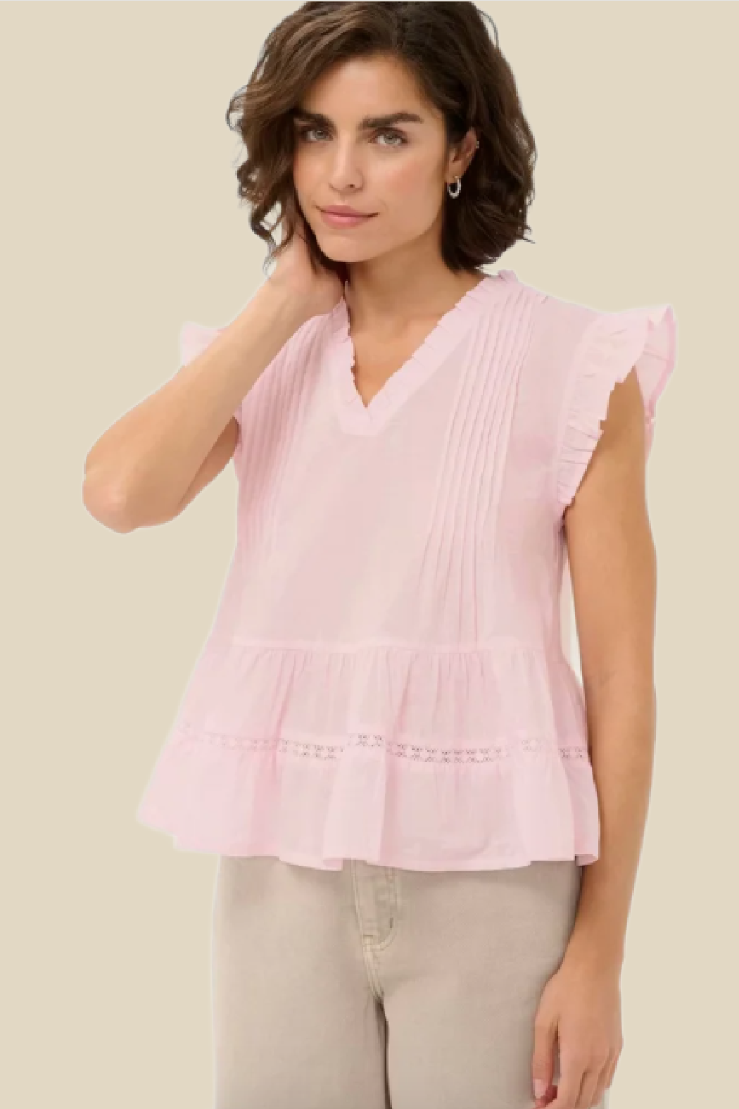Valerie Ruffle Top