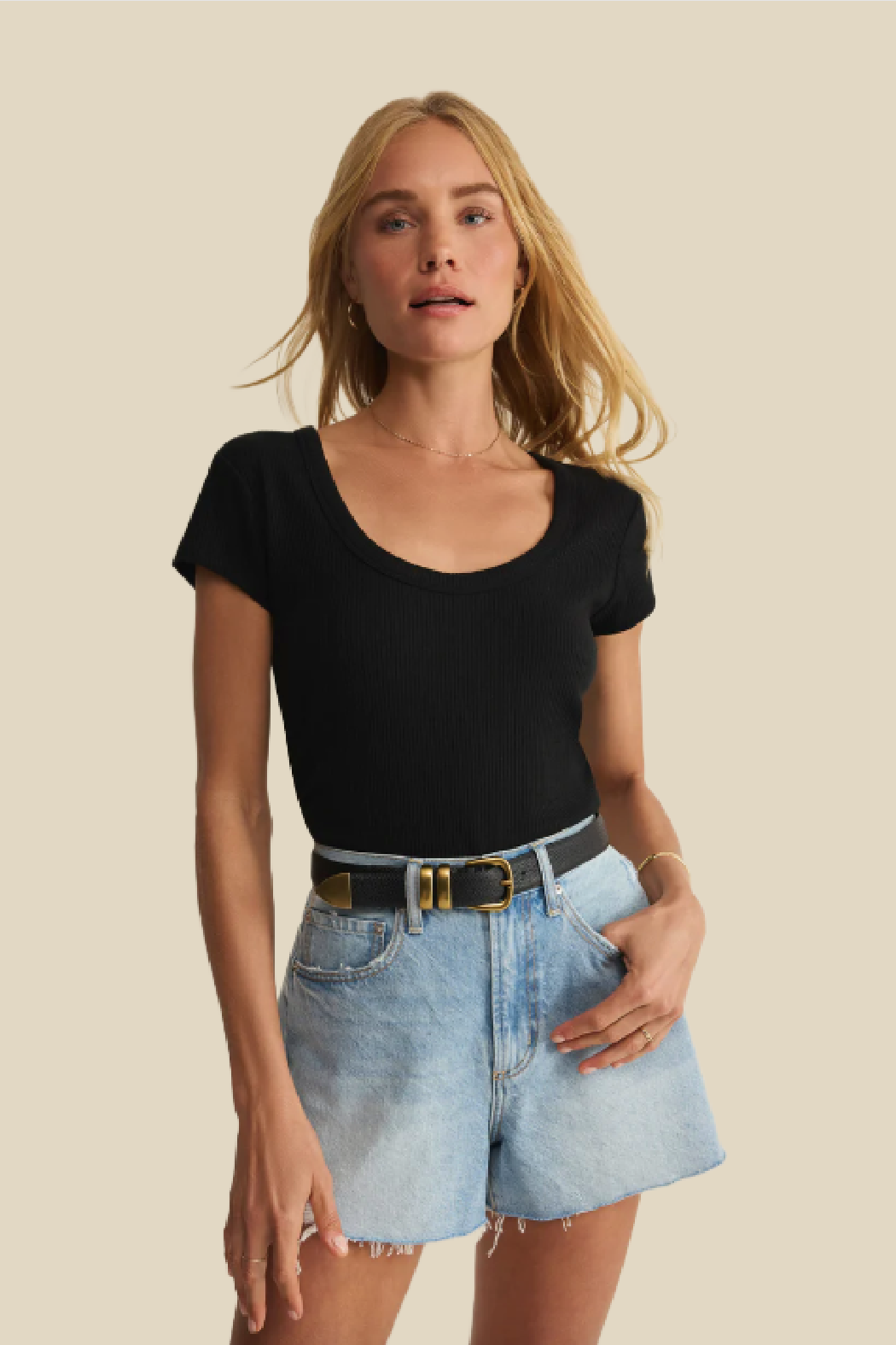 Leisurely Scoop Neck