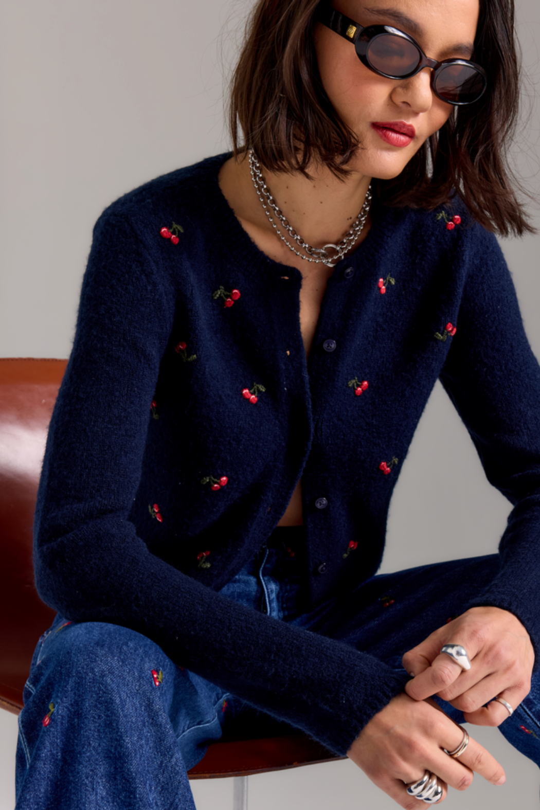 Muse Embroidered Cardigan