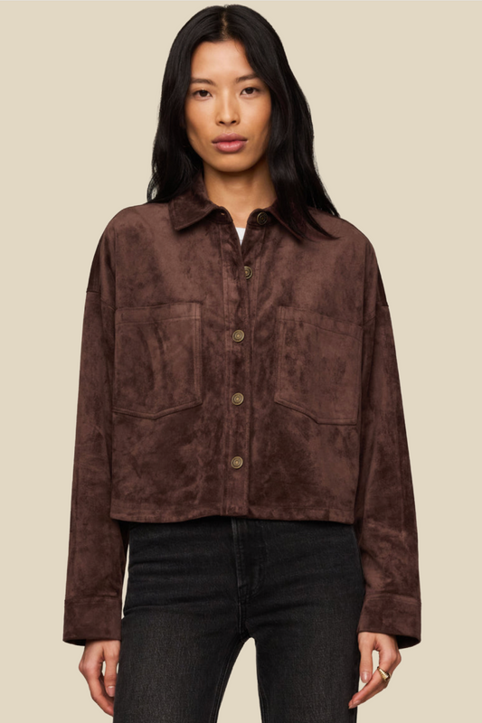 All Day Cropped Suede