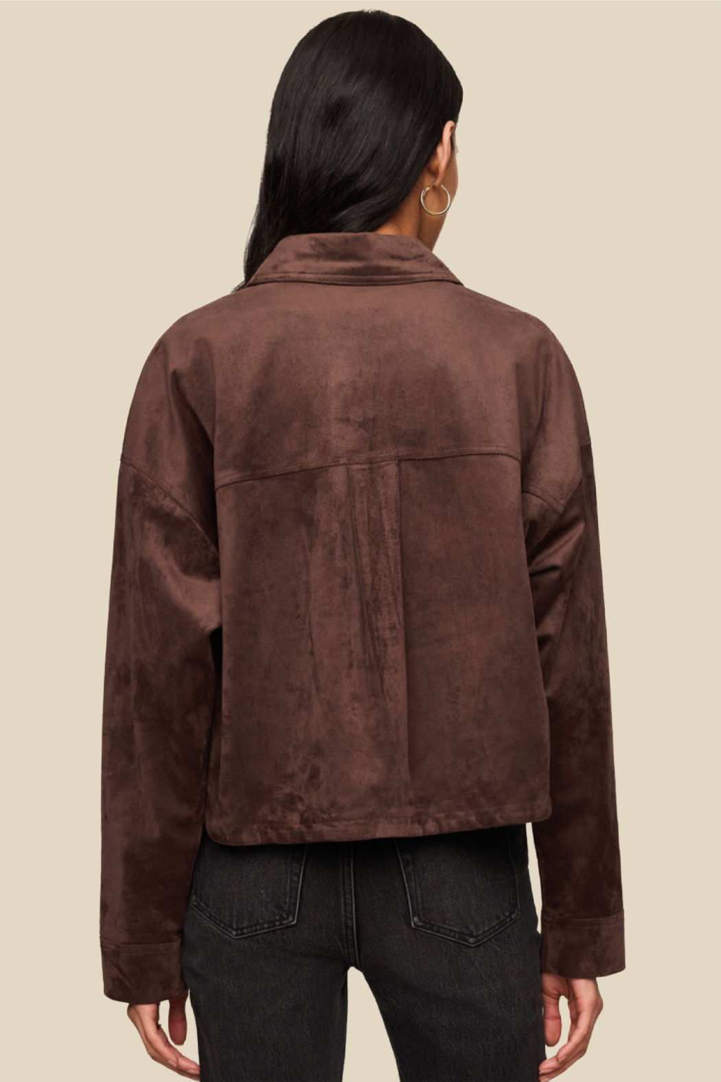 All Day Cropped Suede