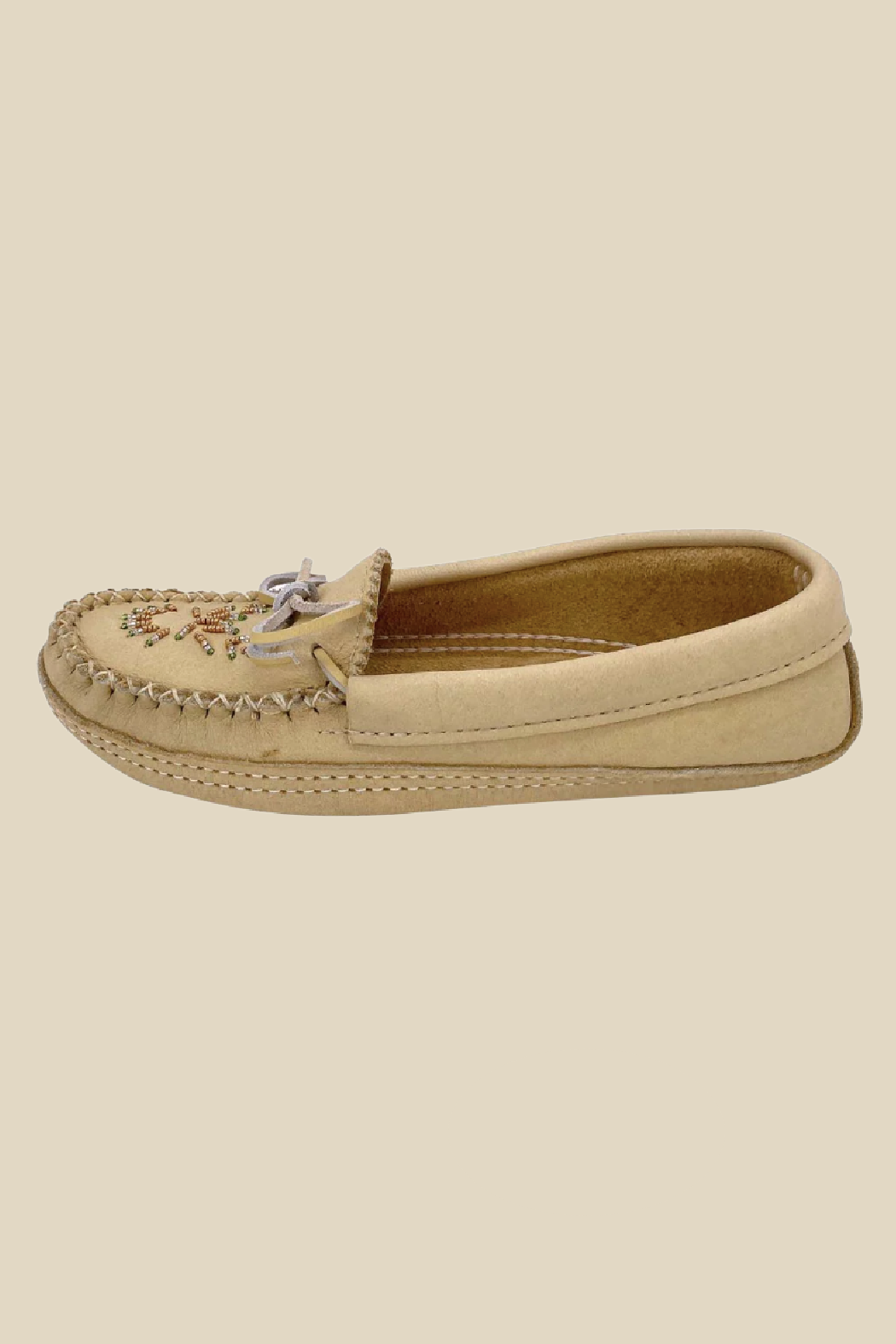 Moose Hide Leather Beaded Moccasins – The Old Mill