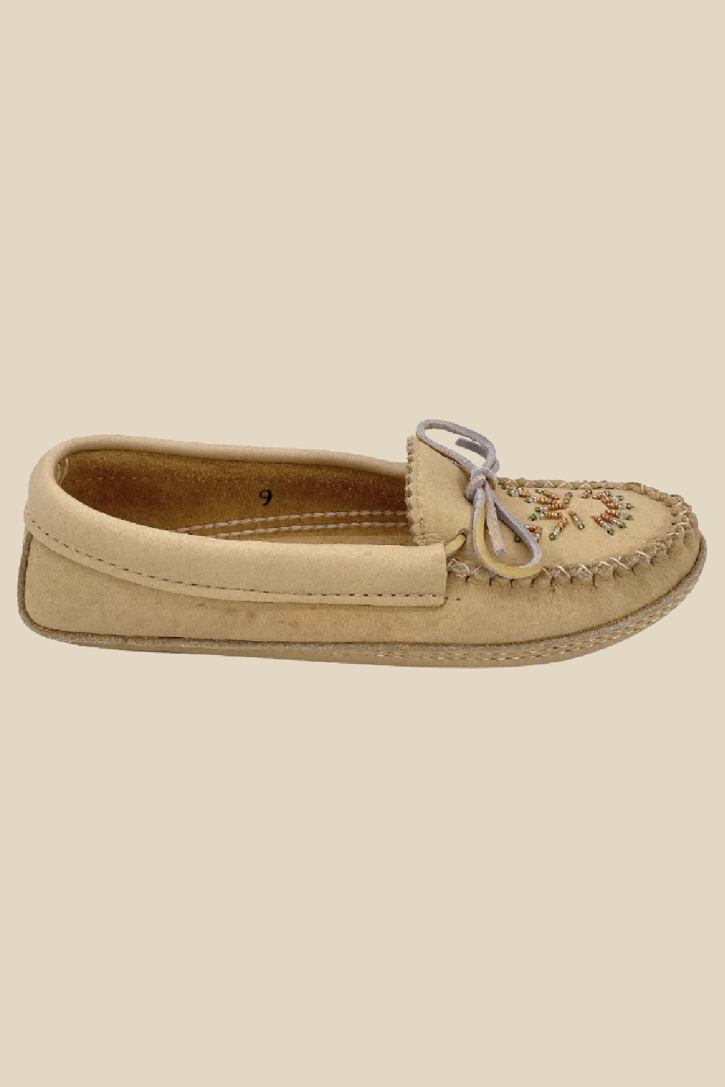 Moose Hide Leather Beaded Moccasins – The Old Mill