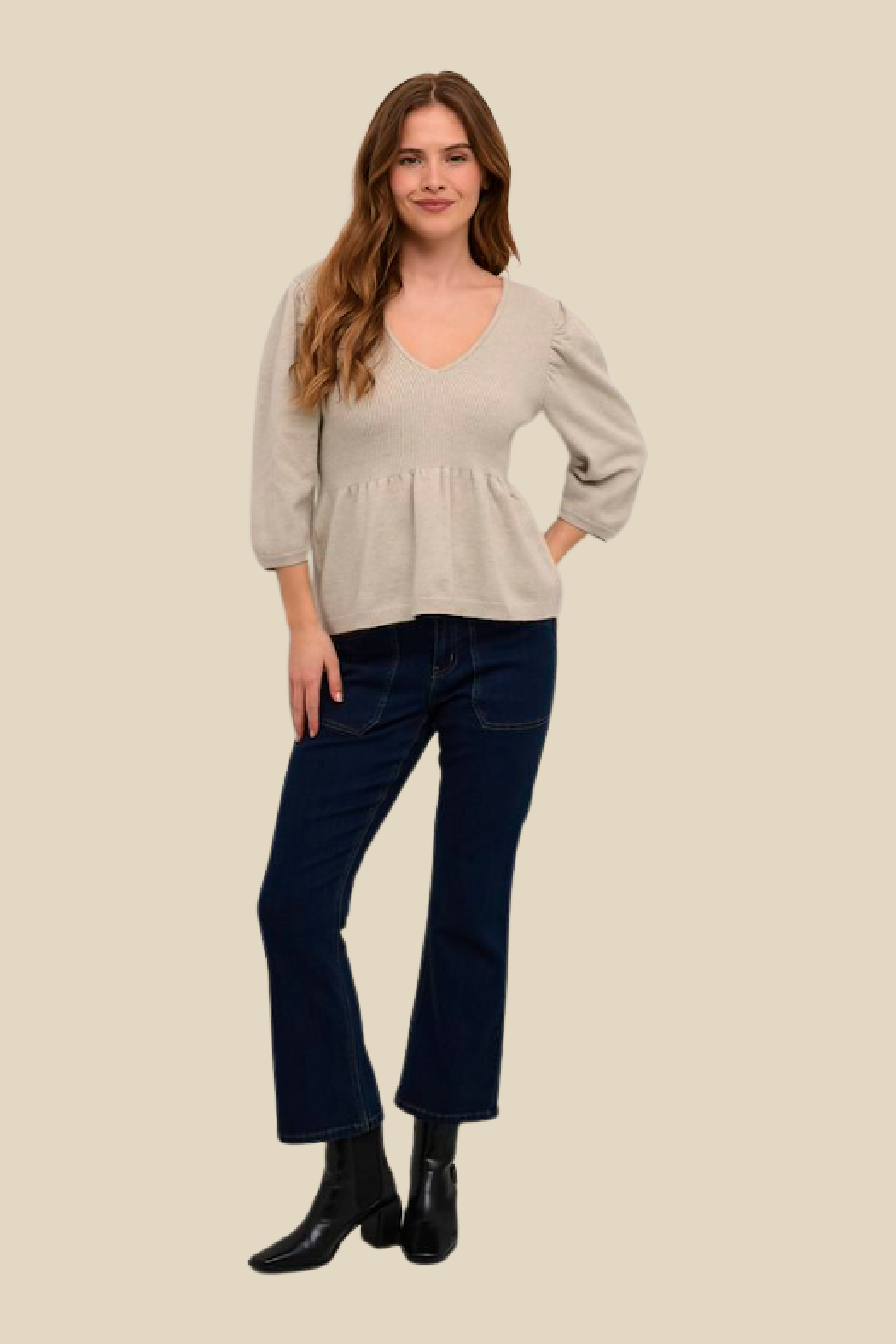Dela Knit Blouse