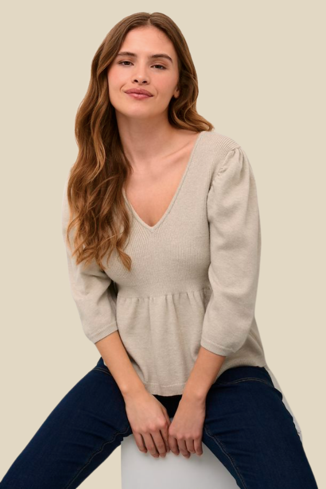 Dela Knit Blouse