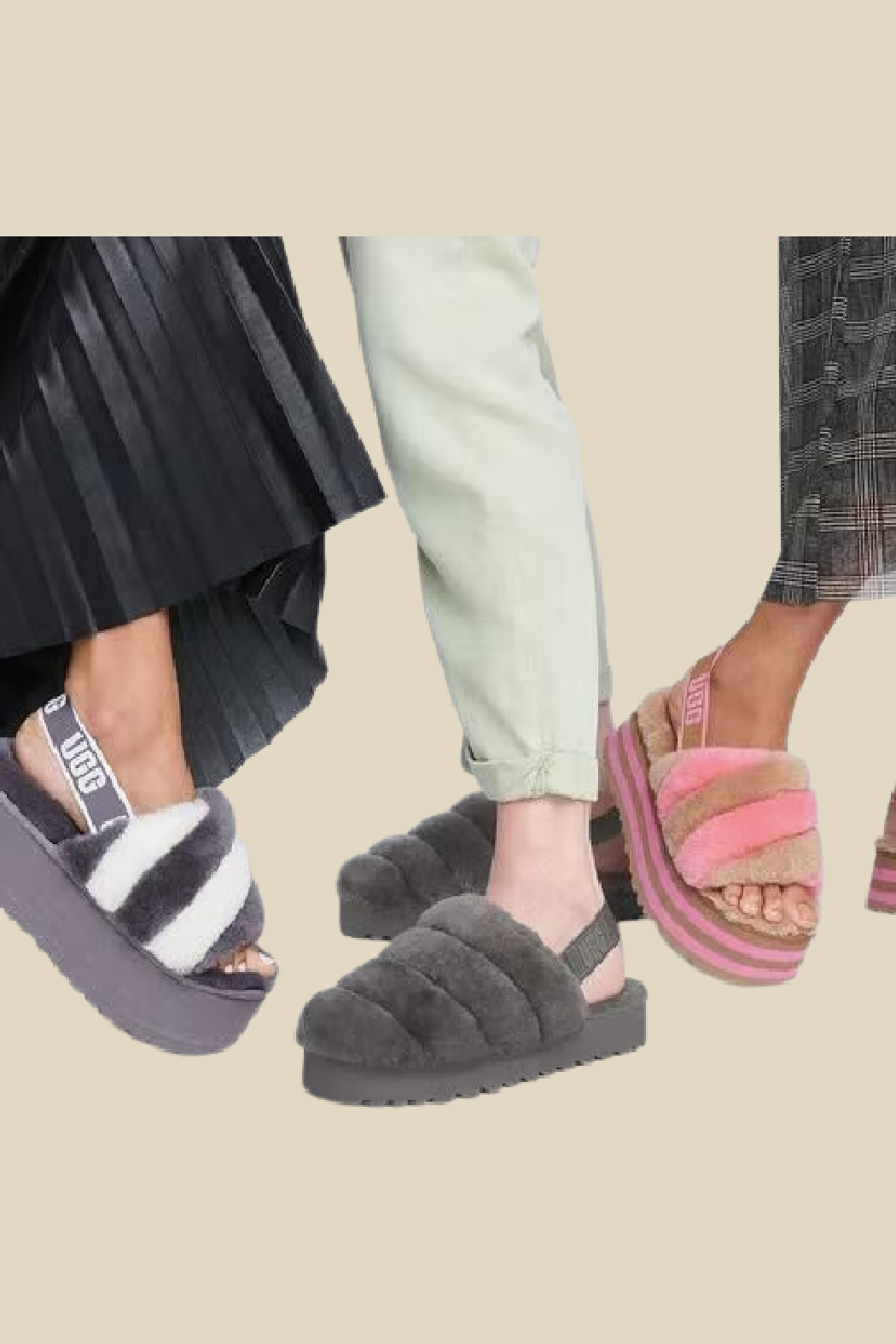 Fluff slippers online