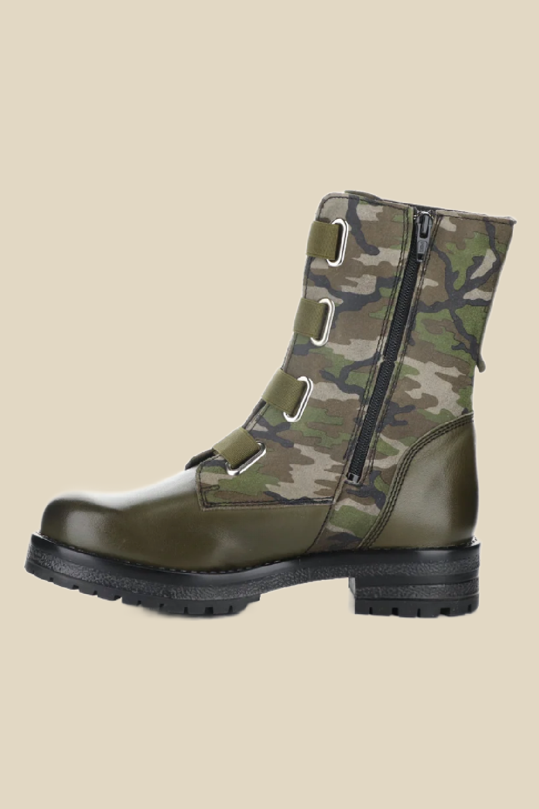 Pause Camo Zip Up Boots
