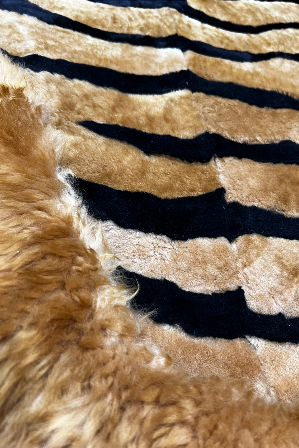 Printed Sheepskin Area Rug