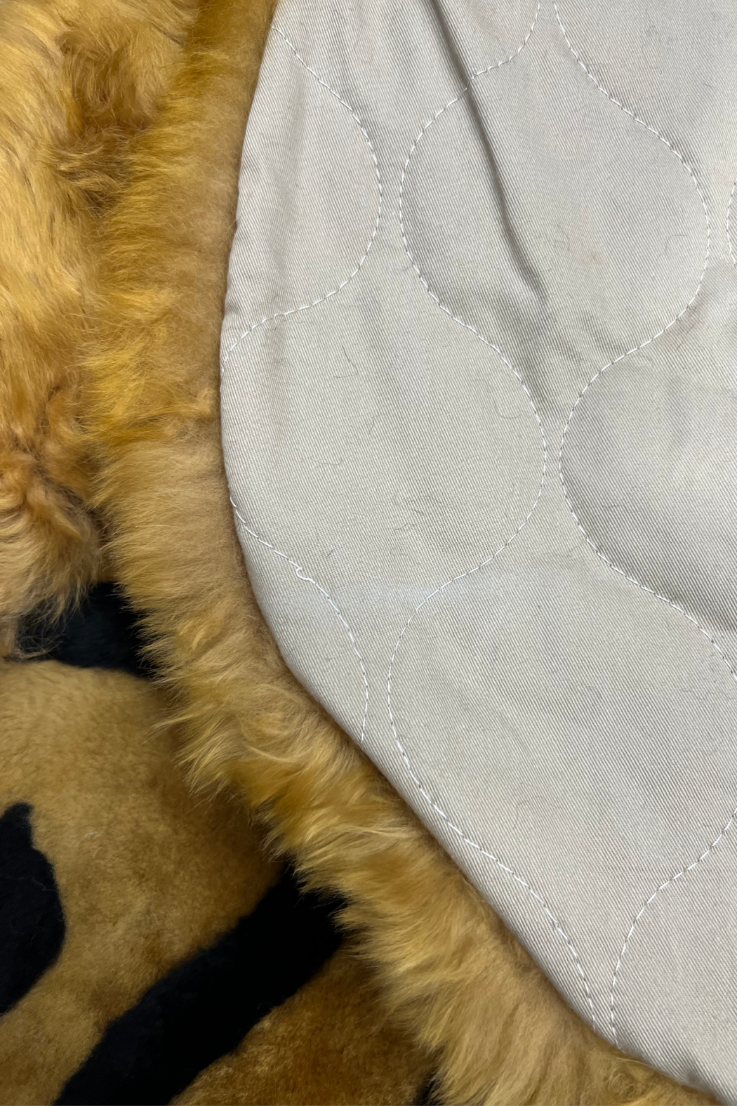 Printed Sheepskin Area Rug