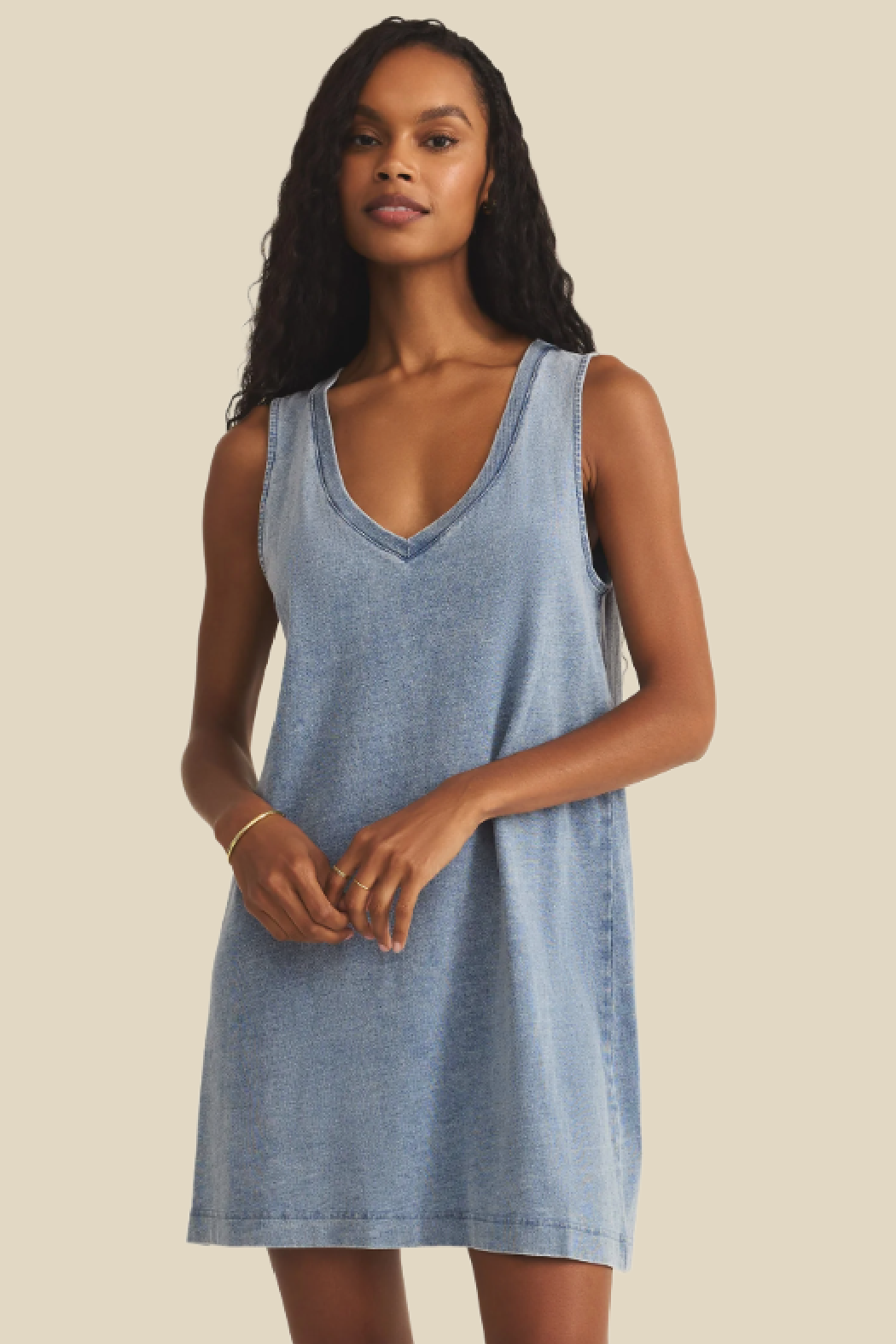 Sloane Mini Denim Dress