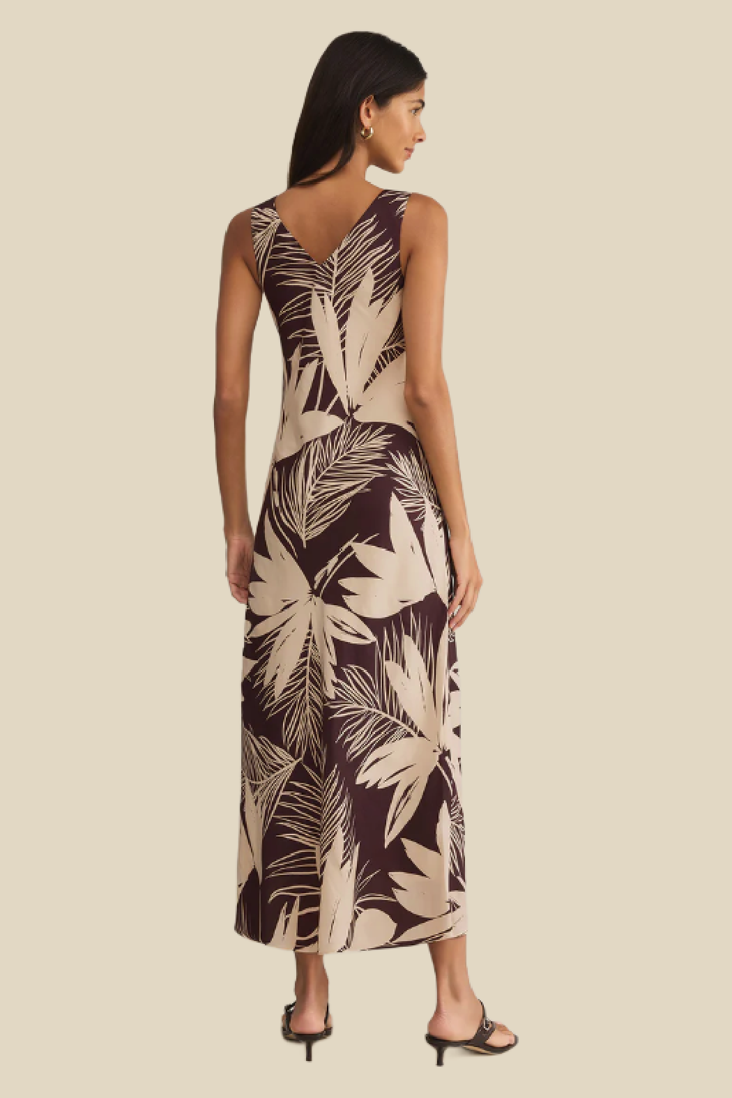 Hana Palm Maxi Dress
