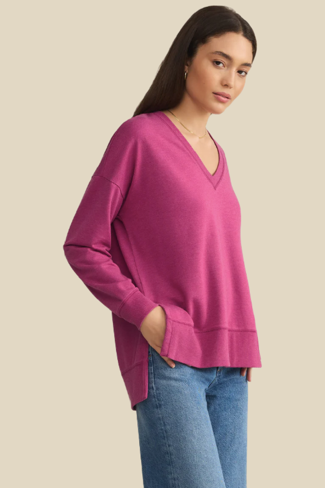 Modern V-Neck Weekender