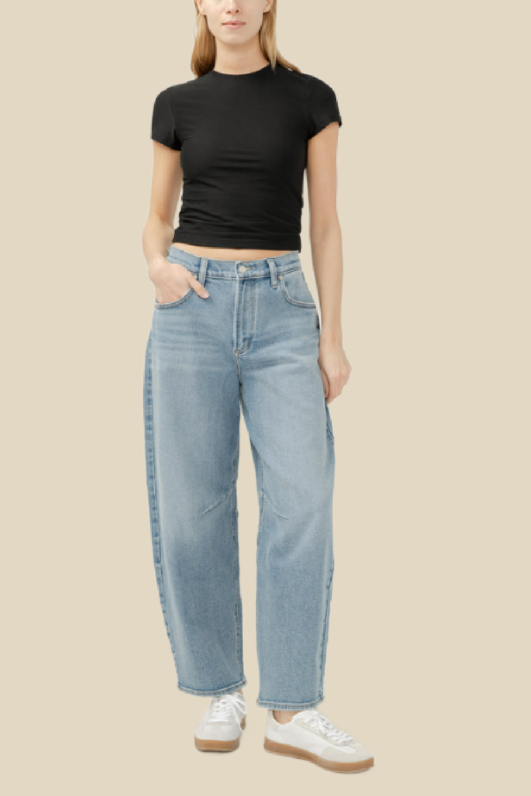 Silver High Rise Barrel