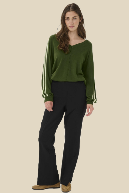 Anva Stripe Pullover
