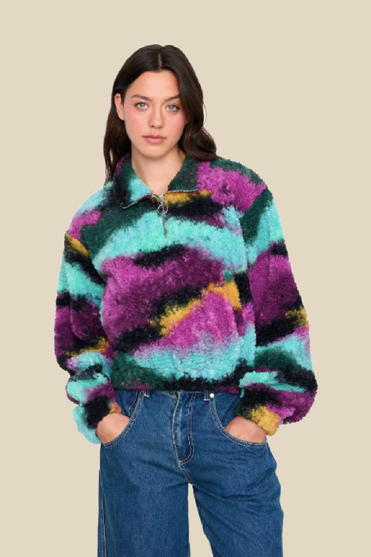 Multicolour Half Zip