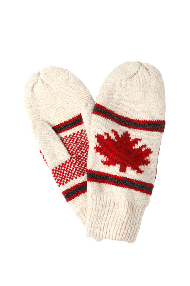Lambswool Mittens - Canadian Edition