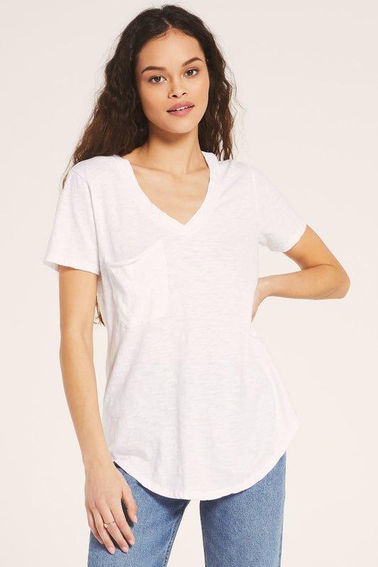 Cotton Slub Pocket Tee